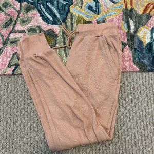 Danielle K. High Waisted Honeycomb Jogger Pant, Size S